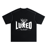 Oversized Contrast-Stitched Cotton Tee